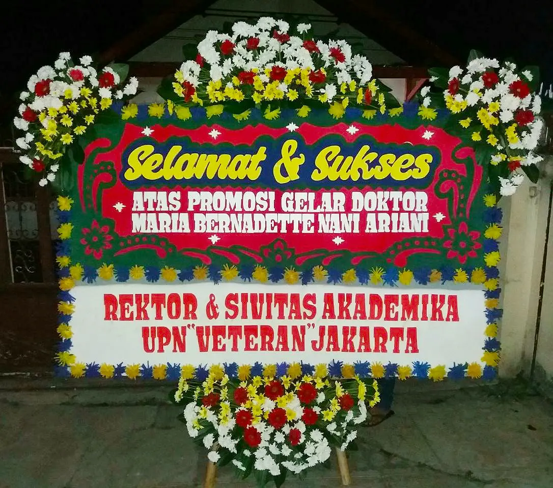  Menerima Pesanan Bunga Papan Ucapan Anniversary  di Cigandamekar Kuningan Jawa Barat