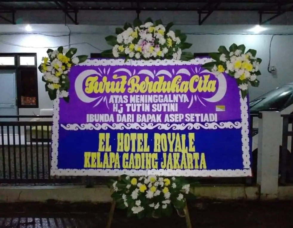 Pesan Bunga Papan Ucapan Anniversary  di Mandirancan Kuningan Jawa Barat