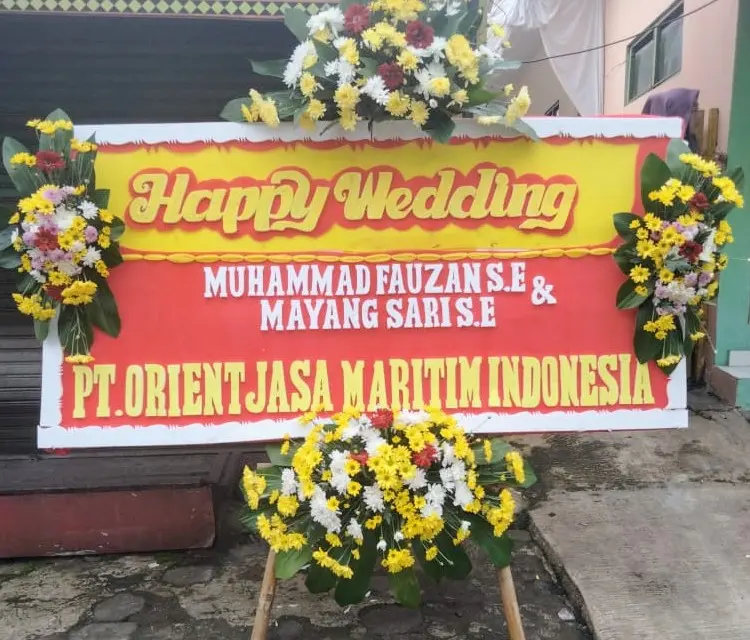  Terima Pesanan Bunga Papan Anniversary  di Cilebak Kuningan Jawa Barat