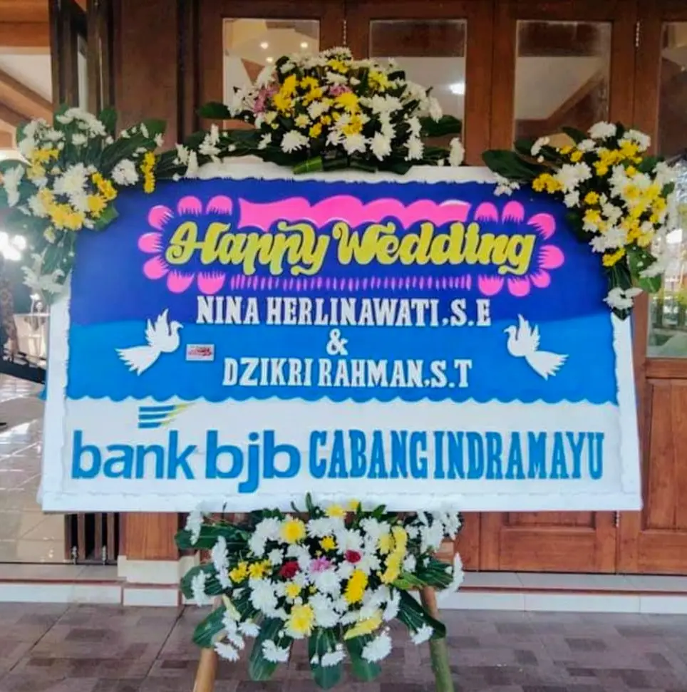 Pesan Bunga Papan Ucapan Anniversary  di Karangkancana Kuningan Jawa Barat