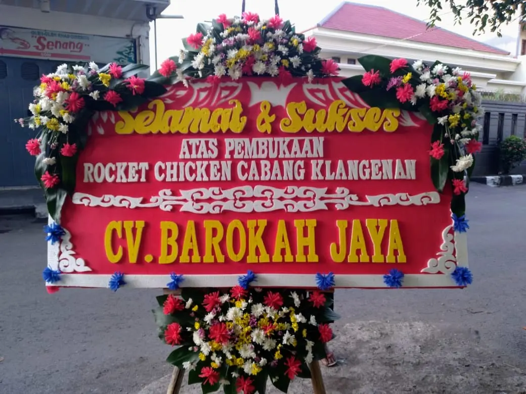 Pesan Bunga Papan Anniversary  di Japara Kuningan Jawa Barat